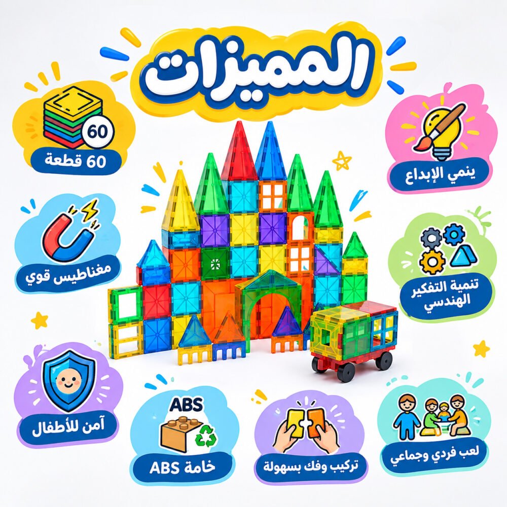 مكعبات ليجو مغناطيس